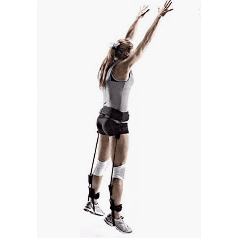 Latex Resistance Jumping Trainer with Waistband & Ankle Straps for Sports Training