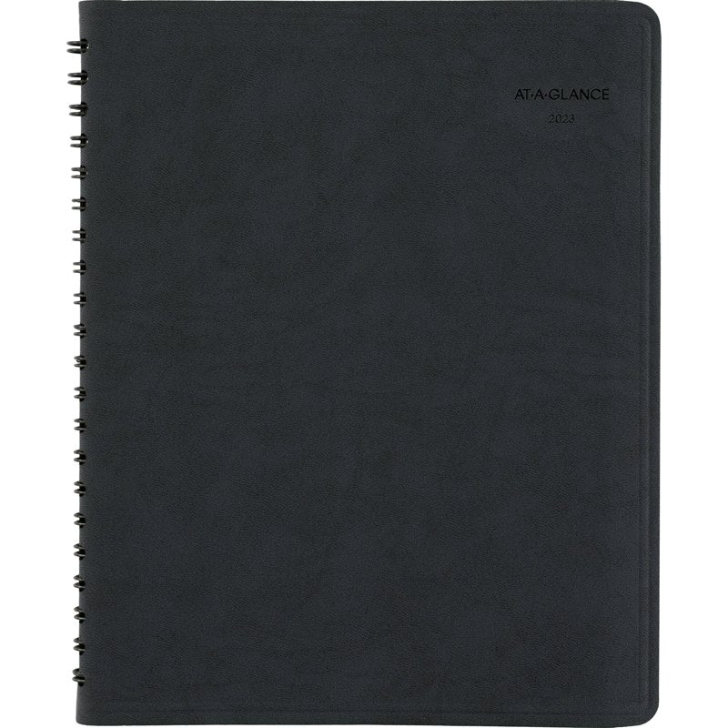 Weekly Appointment Book Planner 2023 Large Faux Leather Cover 8x11