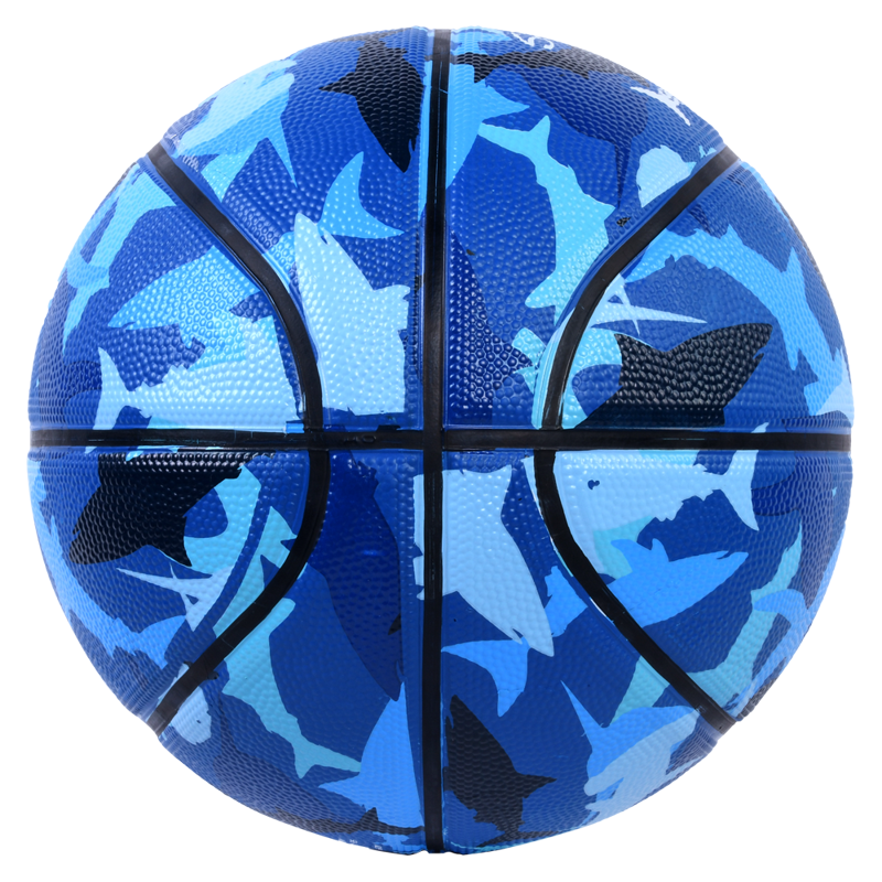 Junior Size 5 Basketball - Shark Camo Superior Grip Indoor/Outdoor 27.5"