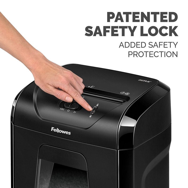 Micro-Cut Office Shredder for 10 Sheets with Safety Lock, 1257 Particles