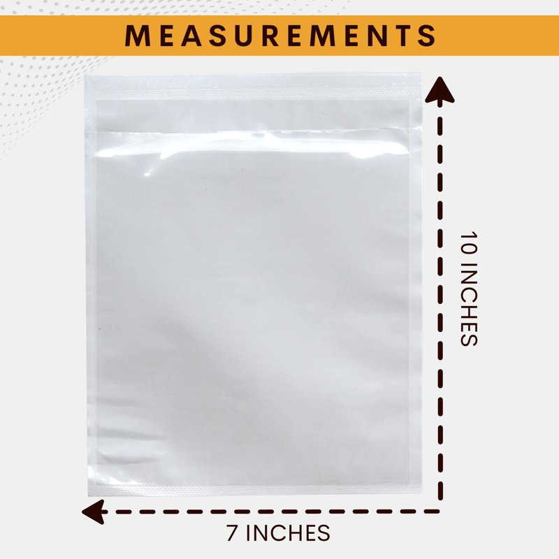100 Pack Shipping Label Sleeves - Waterproof Peel & Seal Envelope Pouches for Documents & Labels