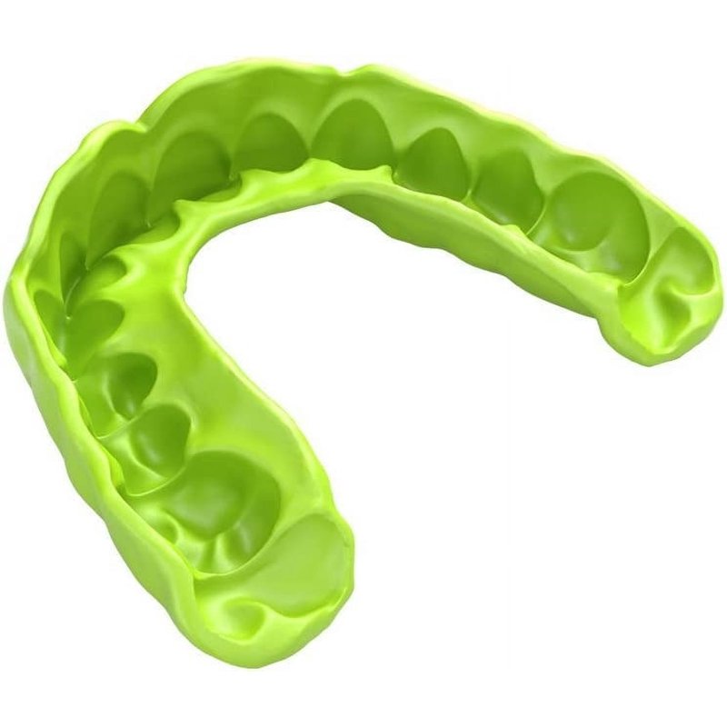 Ultra Slim Microfit Mouthguard for Adult Sports Protection - Black & Blue