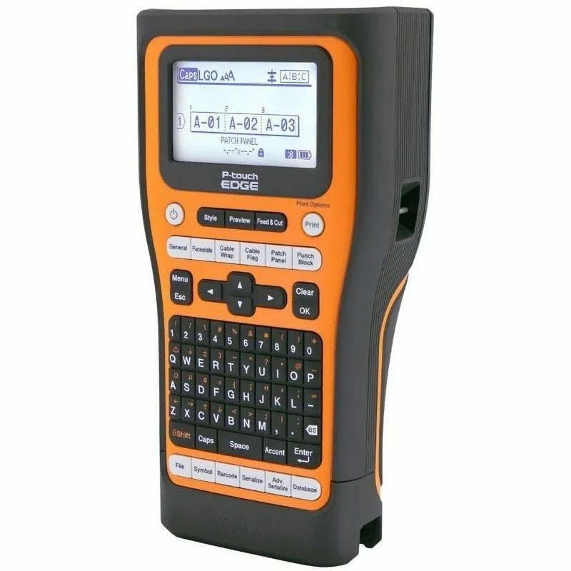 Brother Electronic Label Maker PT-E560BT with Bluetooth & Laminated Labels
