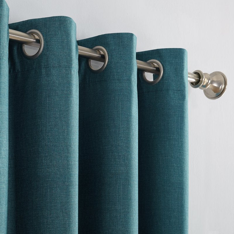 Thermal Insulated Blackout Curtain Panel - Light Blocking, Energy Saving, Noise Reducing, Grommet Design