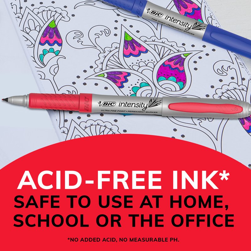 Permanent Marker Set - Ultra Fine Point, 36 Colors for Creative & Office Use