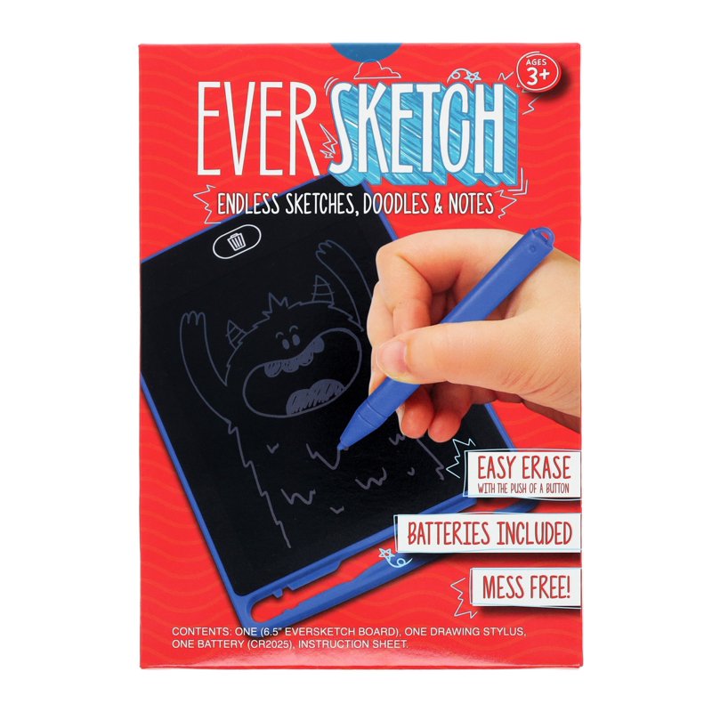 Child Drawing Tablet 6.5-Inch Digital Art Toy for Ages 3+ - 2 Pack