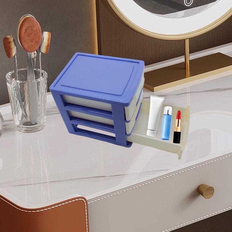 Desktop Plastic Storage Drawers Organizer for Kitchen, Office & Desk