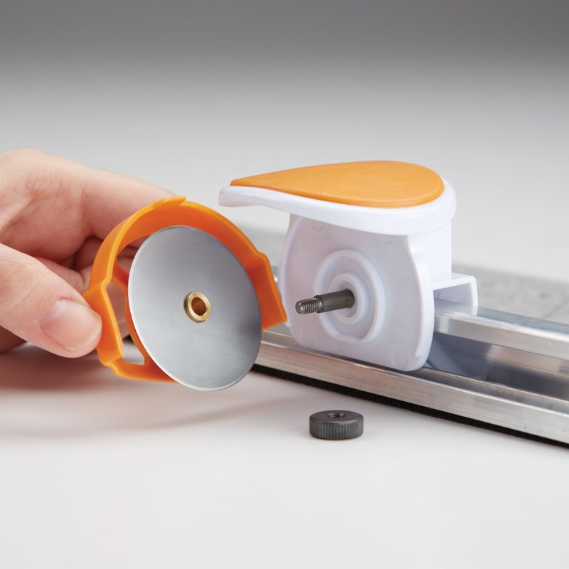 Fiskars Rotary Cutter and Ruler Combo - 24x6 Fabric Cutting Tool for Sewing and Quilting