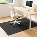 Large 55x35 Inch Office Chair Floor Mat for Hard Floors - Anti-Slip PVC Rug Protector