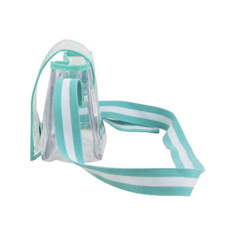 Clear Stadium Cross Body Bag - Lightweight, Adjustable Security Purse