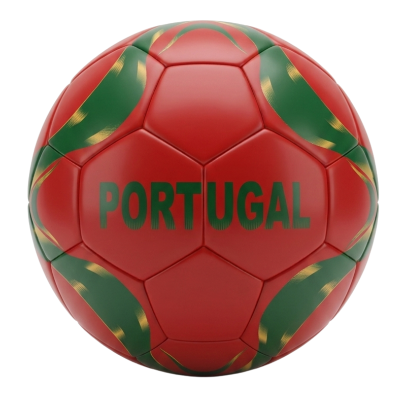 Icon Sports Portugal Soccer Ball Size 4 – Officially Licensed Youth Ball