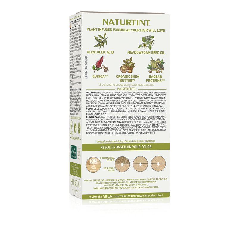 Natural Permanent Hair Color Kit - Vibrant Shades for Gray Coverage