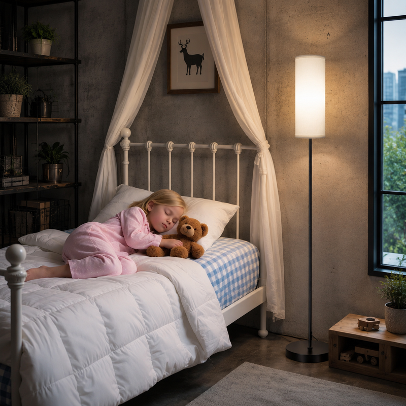 Smart Adjustable Color Temperature Floor Lamps 2 Pack - Modern Living Room & Bedroom Lighting