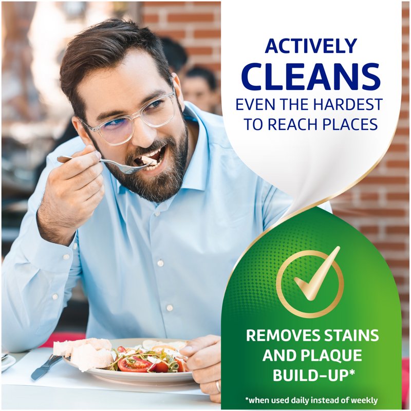 Dental Appliance Cleanser Tablets for Retainers & Dentures - 90 Count