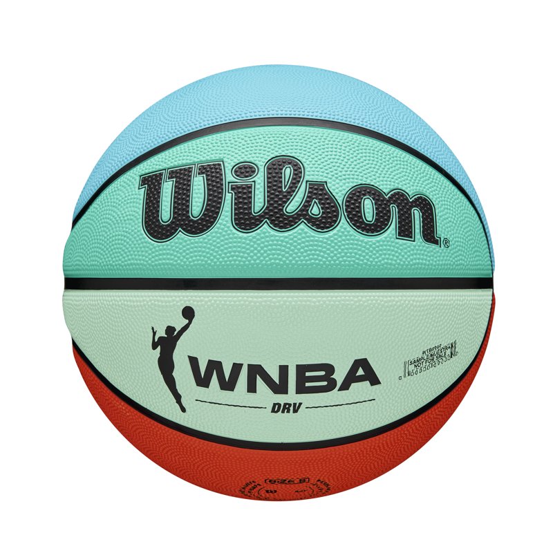 Outdoor Basketball 28.5 Inch Size 6 - Bright Multi-Color Dribble & Shoot