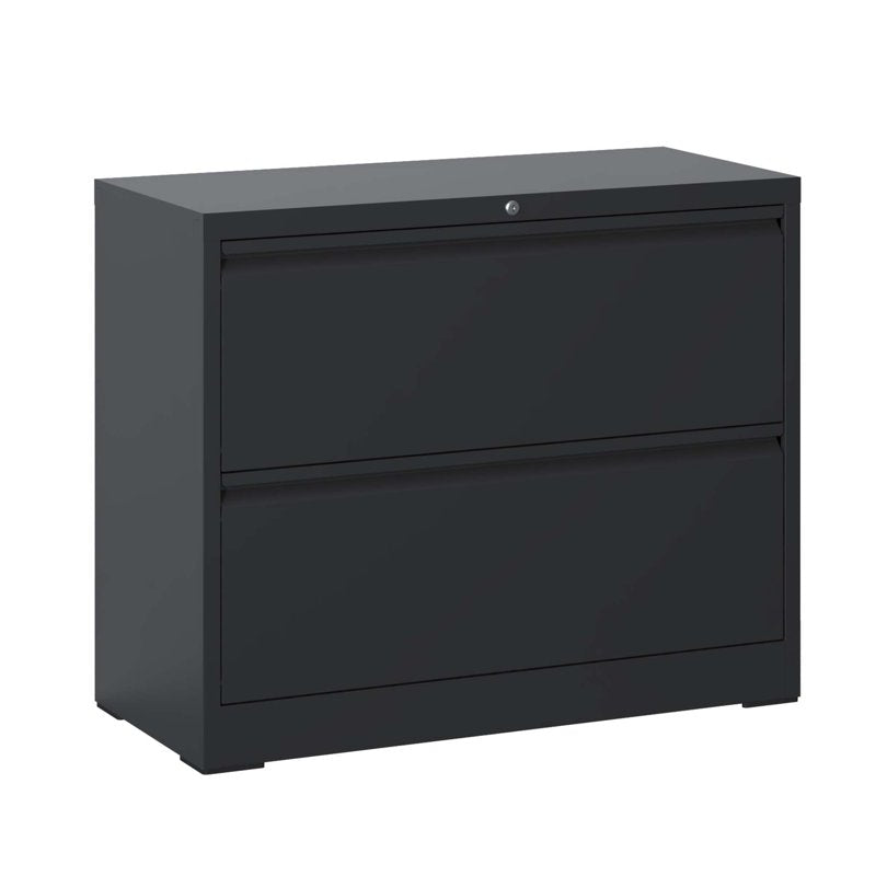 Lockable 2-Drawer Lateral File Cabinet for Home Office and Business