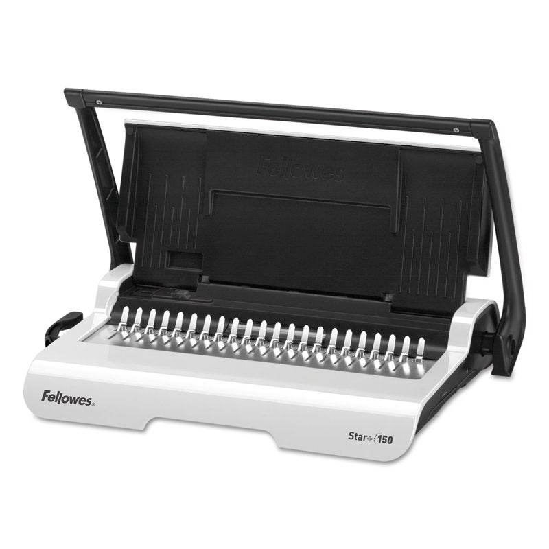 Manual Comb Binding Machine for Small Office, Binds Up to 150 Sheets