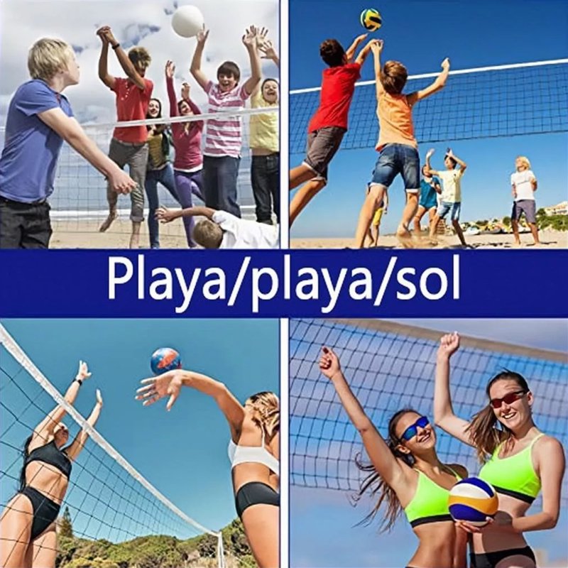 Outdoor Volleyball Net 32ft x 3ft Heavy Duty Beach & Backyard Volleyball Net