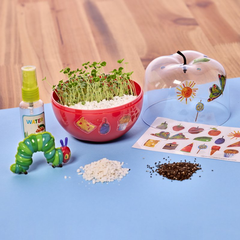 Kids Garden Kit with Terrarium - The Very Hungry Caterpillar Craft & Science Set