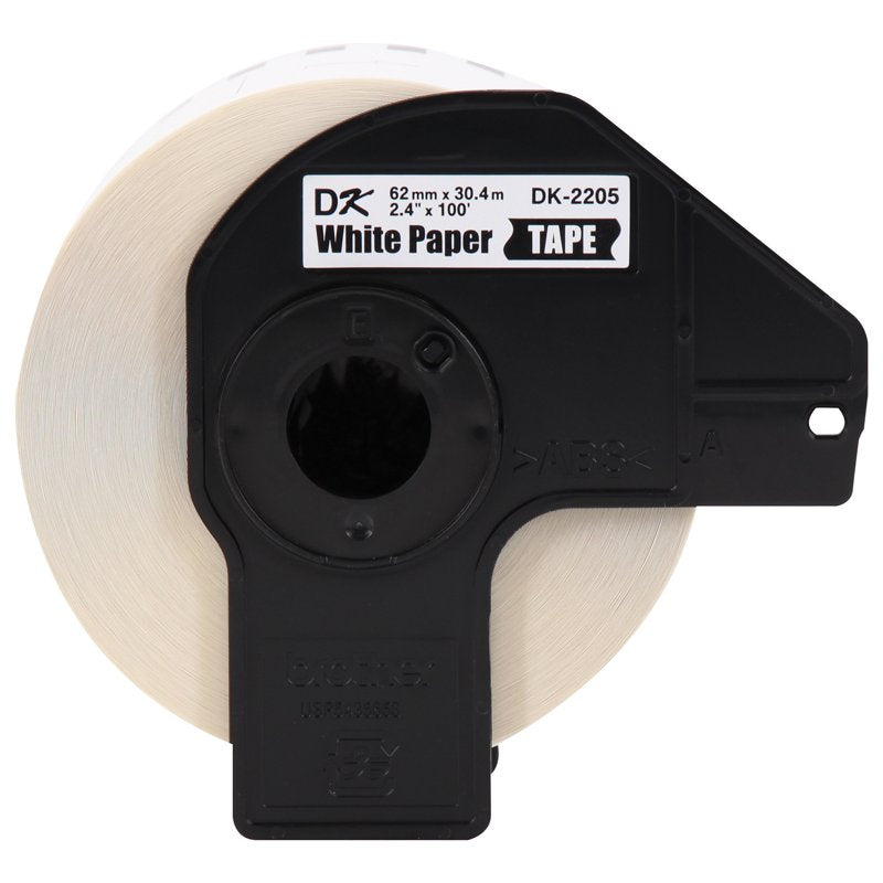Continuous Paper Label Roll 24-Pack for Office & Shipping - 100 ft Length