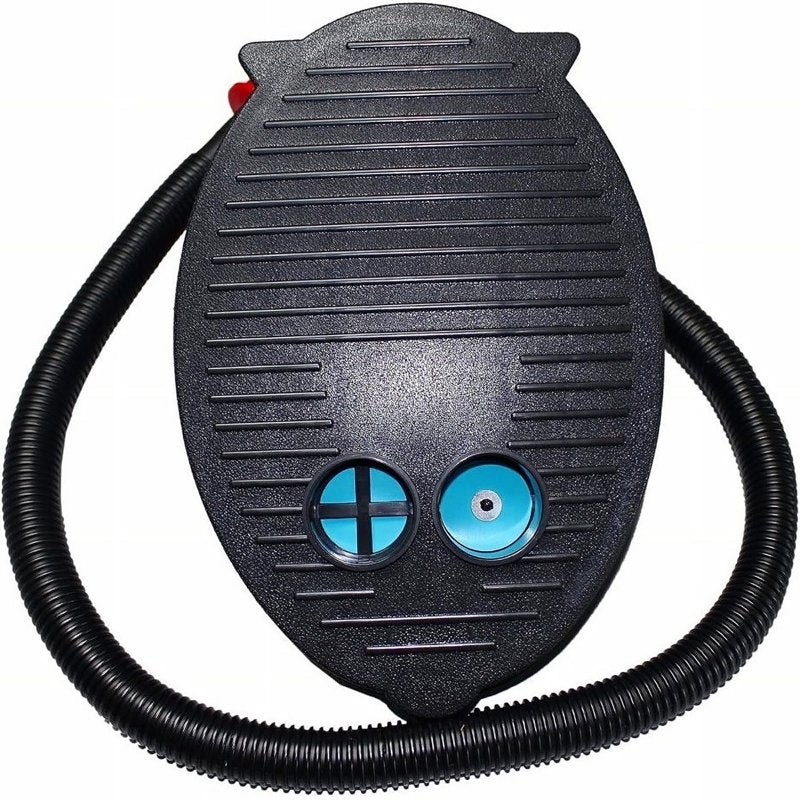 Intex Bellows Foot Pump, 0.8 L/Stroke, 11.5" Diameter with 3 Nozzles — Inflate & Deflate Air Mattresses & Floats