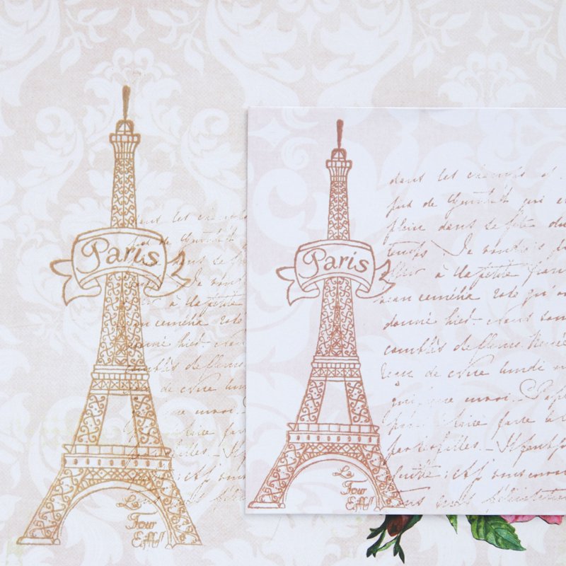 Vintage Gold Border Letter Stationery Set with Envelopes - 60 Sheets & 30 Envelopes, 7.25 x 10.2 Inches