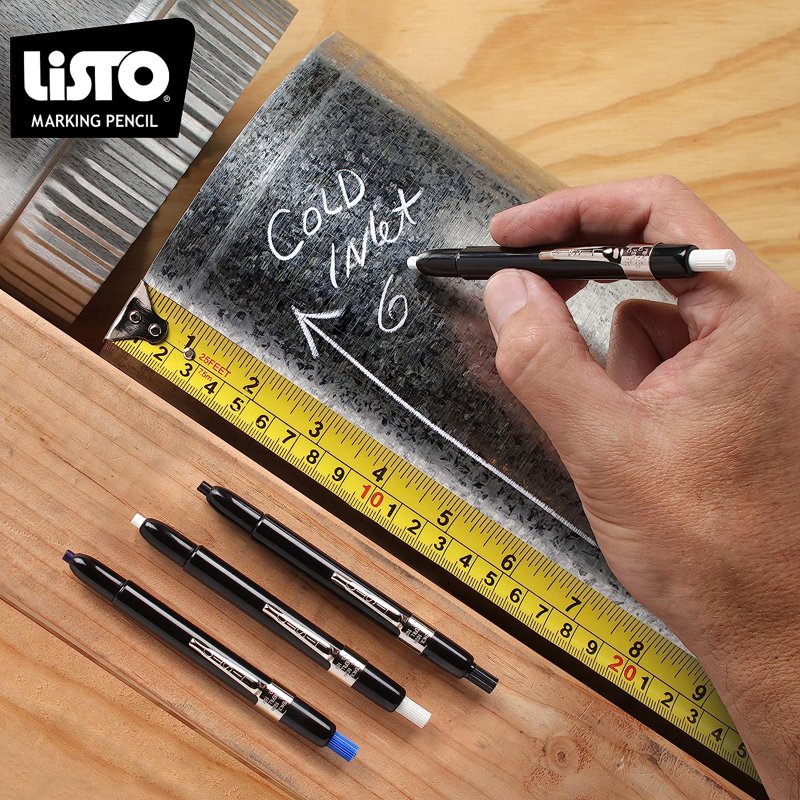 Refillable China Marking Pencils - Black Wax Markers for Non-Porous Surfaces (24)