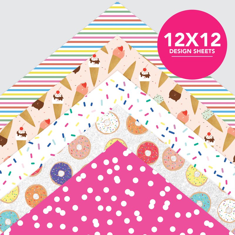 Celebrations Scrapbook Paper Set - 12x12 Inch, 50 Sheets, Party & Craft Decor