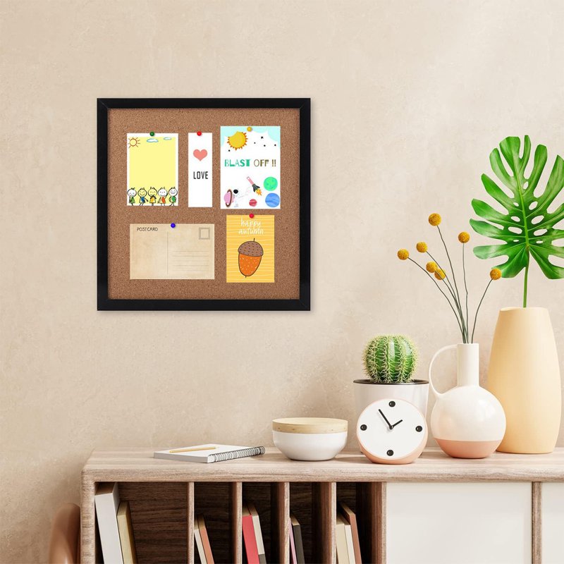 Wall Corkboard Tiles 12x12 Inch Bulletin Board for Office, School & Home
