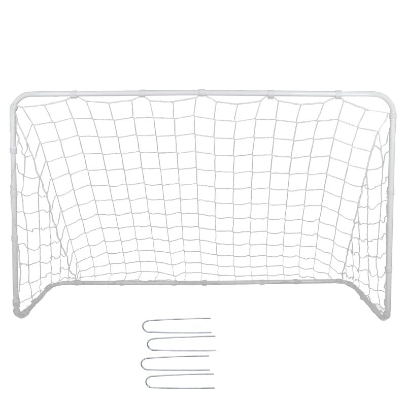 ZA 6' x 4' Portable Soccer Goal with Steel Frame for Backyard Training - Includes 6' x 4' Net (Variation: 1)