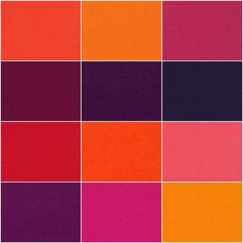 Precut Cotton Fabric Jelly Roll Assortment - 40 Strips for Quilting & Crafts