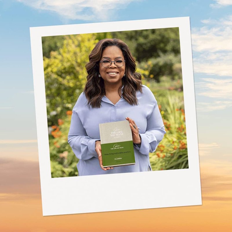 Oprah's Life You Want Planner - Weekly Intention Journal, Linen Cover