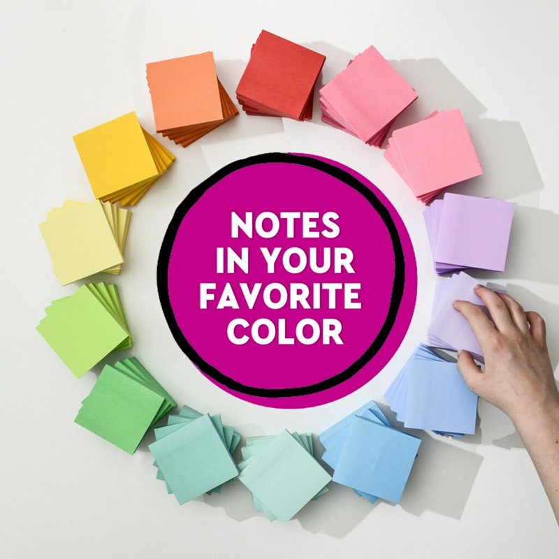 Post-it Super Sticky Notes 3x3 Purple 5 Pads - Repositionable & Bright Reminder Notes