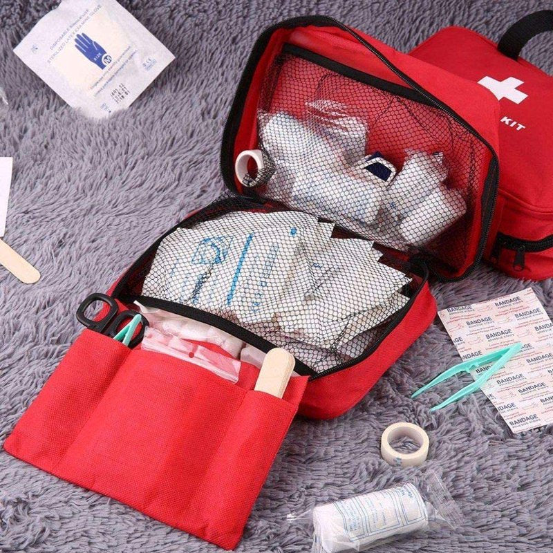 First Aid Kit Compact Emergency Medical Supplies for Home, Travel, Outdoors