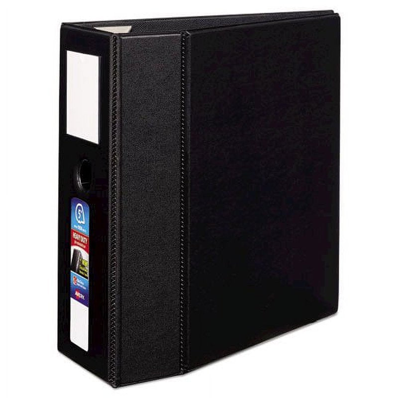 Heavy-Duty Non-View Ring Binder with Locking EZD Rings, Spine Label & Thumb Notch - Bundle of 2