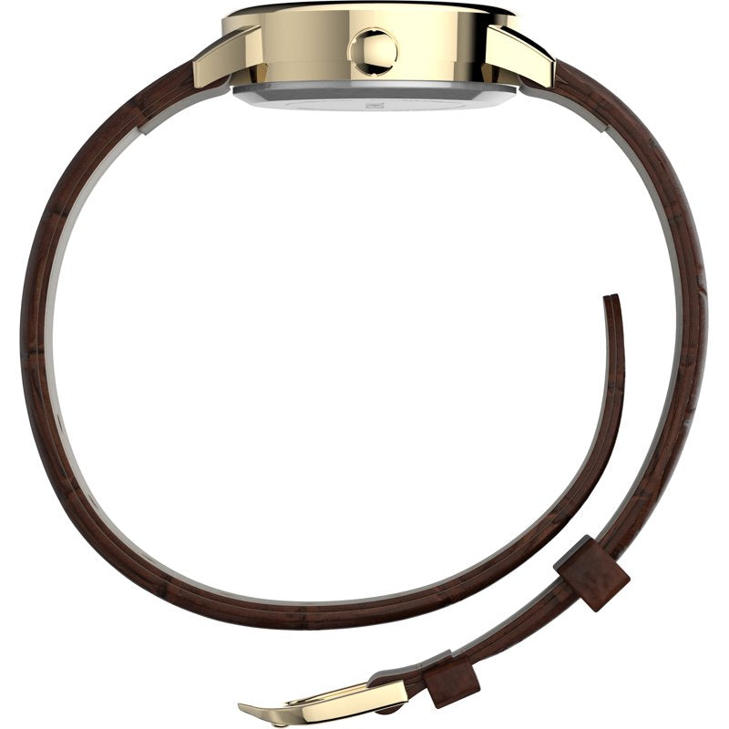 Timex Ladies' Dress Leather Strap Watch Band - Brown