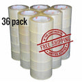 36 Rolls Clear Packing Tape 2 Mil Thick 2x110 Yards for Shipping & Storage