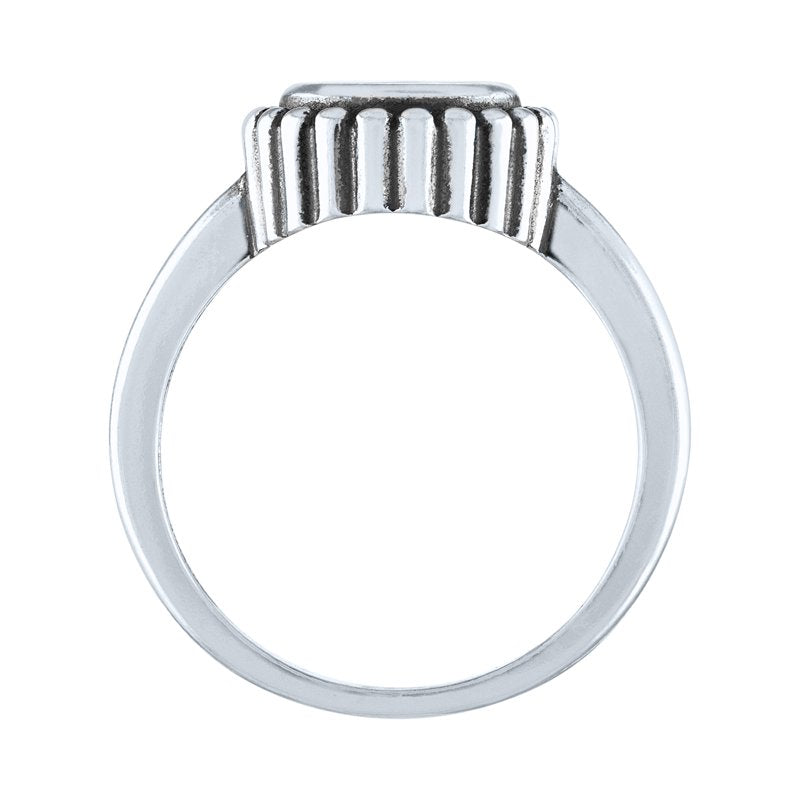 Sterling Silver Simulated Diamond Ring for Women - Elegant Jewelry Gift