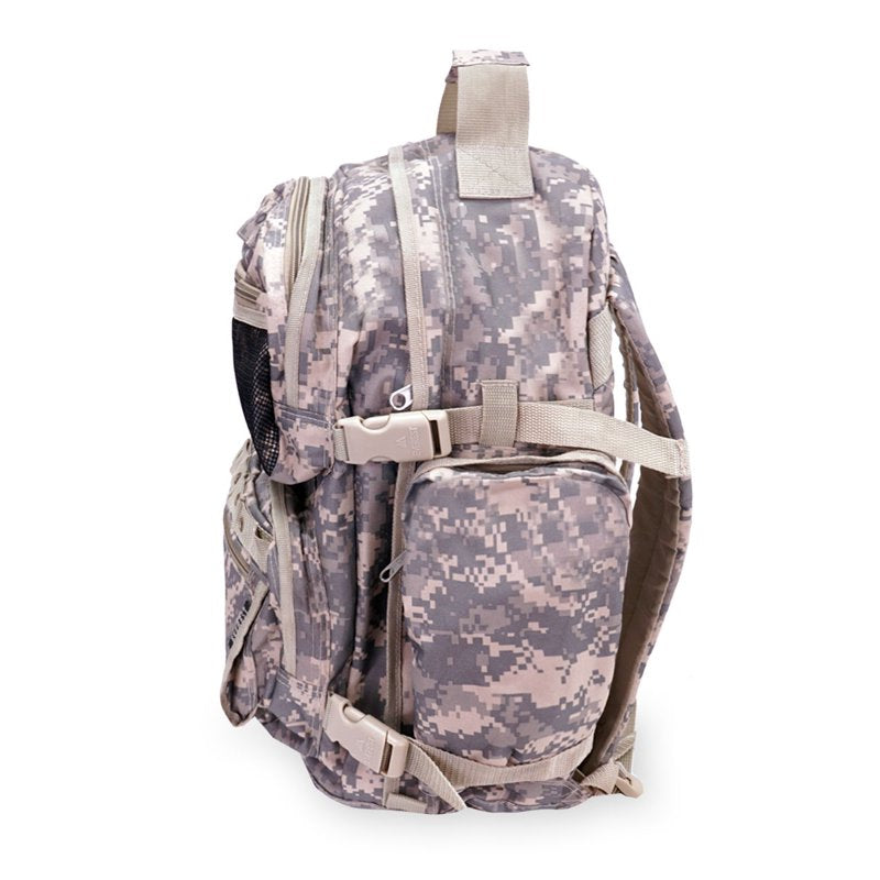 Oversized Digital Camo Backpack for School Travel and Sports - Unisex