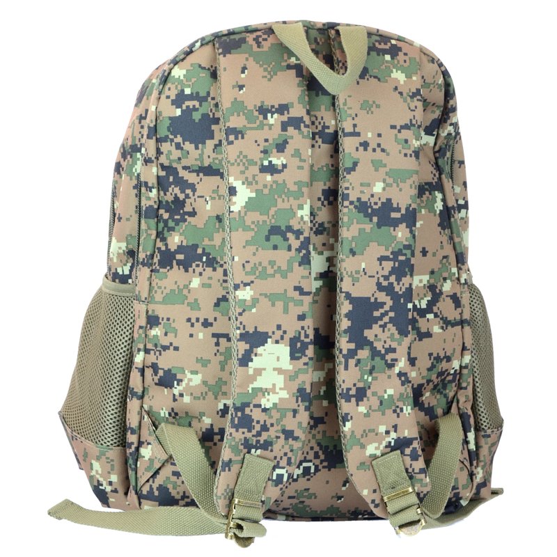 Water Resistant Military Camo Backpack with Padded Laptop Sleeve and Multiple Compartments