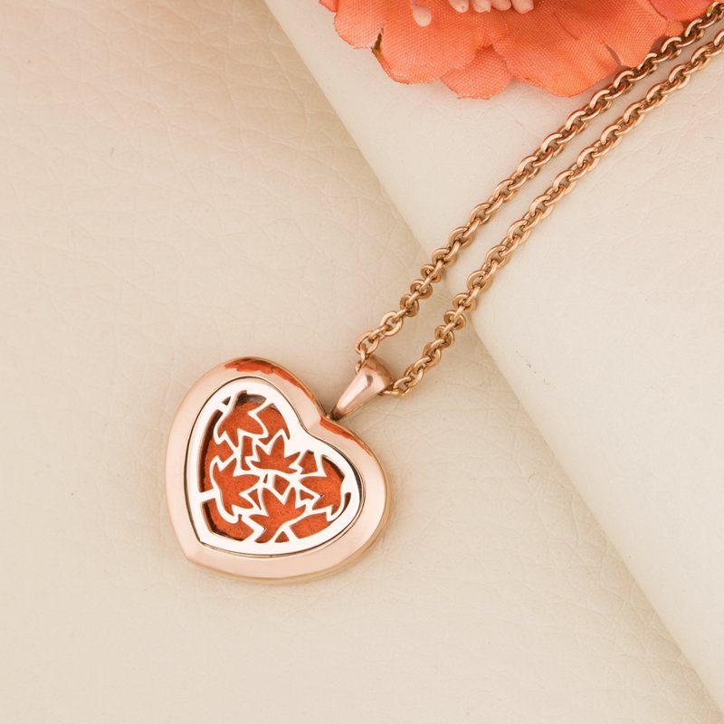 Essential Oil Diffuser Necklace Aromatherapy Jewelry with Reusable Pads