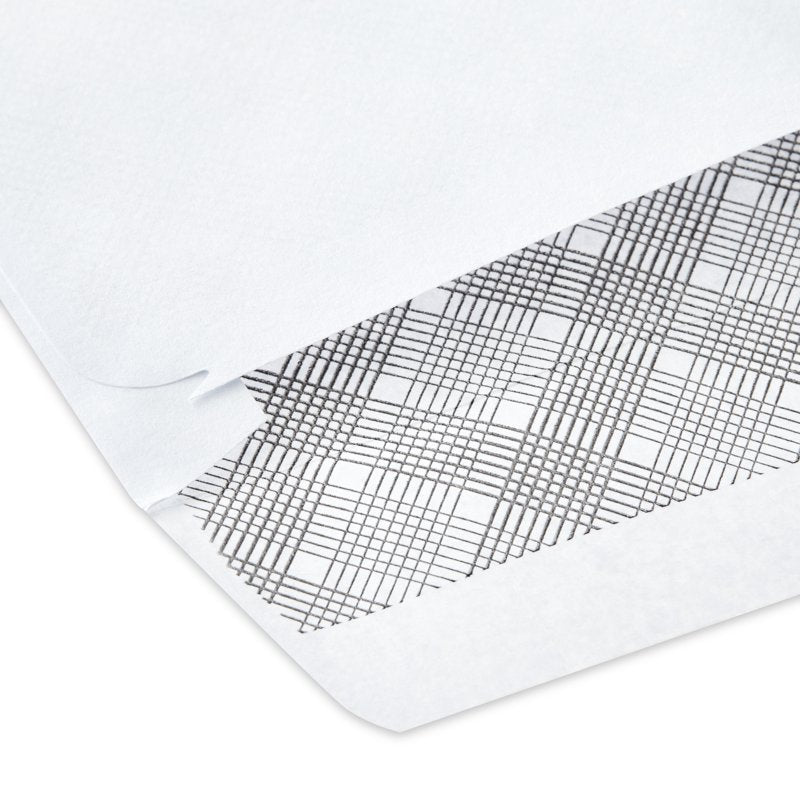 10 Pack Privacy Tint Gummed Envelopes - White, 3.63 x 6.5 inches, Office Mailing Supplies