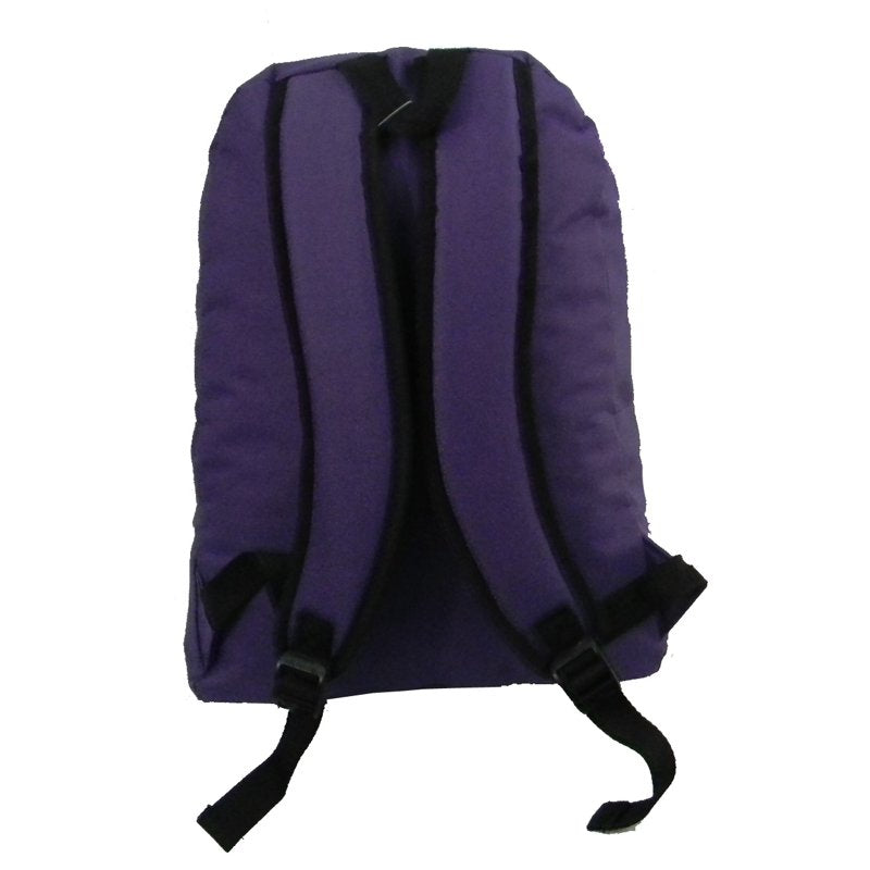 K-Cliffs 18" Unisex Classic School Backpack, Purple, Polyester