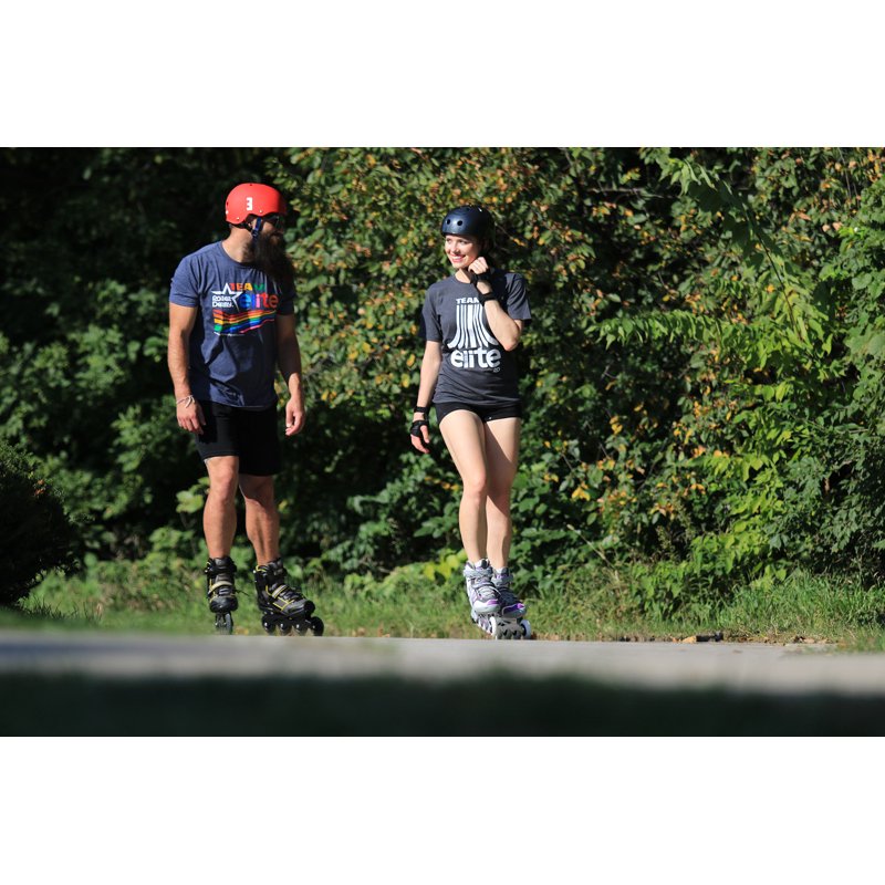 Men's Inline Skates Sporty Lightweight Aluminum Frame Comfort Padding