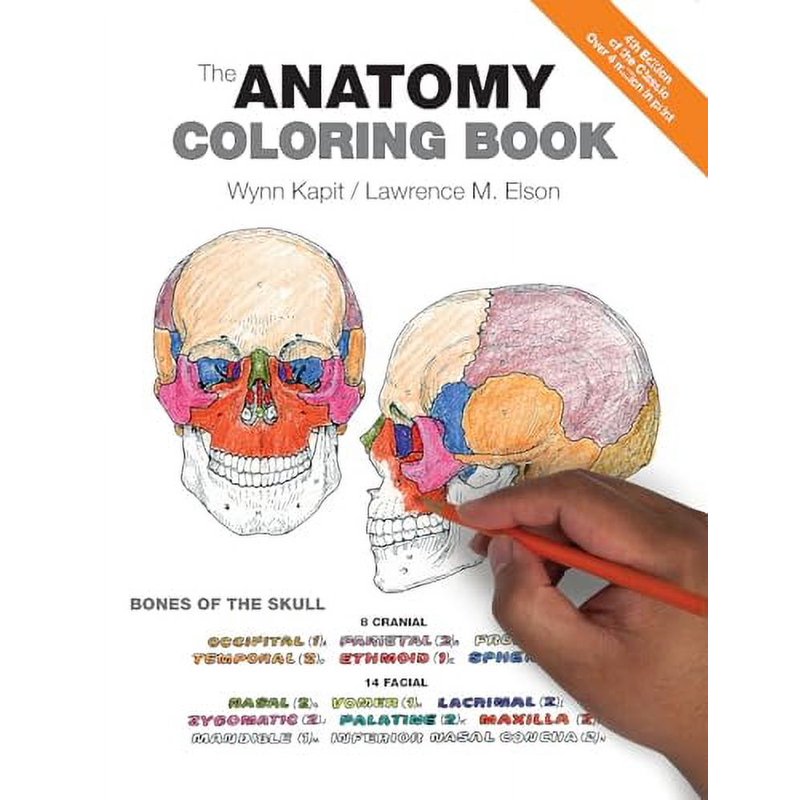 Anatomy Coloring Book for Learning Human Anatomy - 50th Anniversary Edition