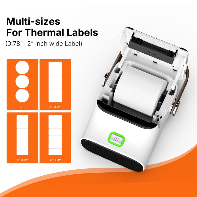 Portable Bluetooth Label Maker with Tape - Home Organization, Rechargeable