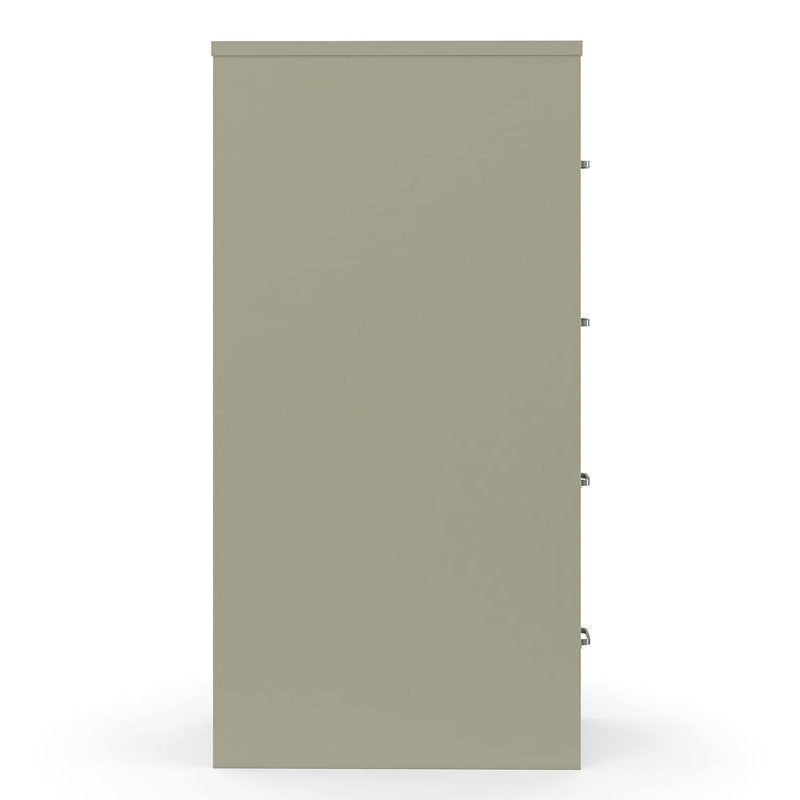 4-Drawer Vertical File Cabinet with Lock for Letter Size Documents