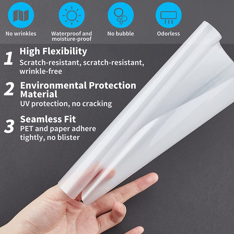 150 Pcs Thermal Laminating Pouches Clear Photo & Document Protectors 2Mil