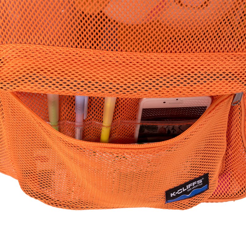 Heavy Duty Mesh Backpack for Students and Gym - Transparent See Through Design