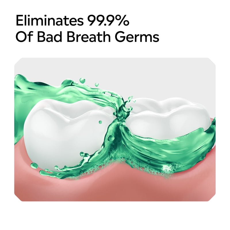 Antiseptic Mouthwash for Fresh Breath & Gum Care - 250 mL & Larger Sizes